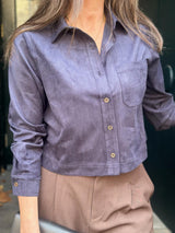 Sable Suede Effect Shirt