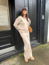 Temper Polo Knit - Beige