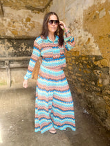 Seraphina Wide Leg Pant - Horizon