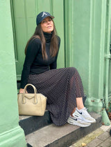 Ball Polka Dot Skirt - Black