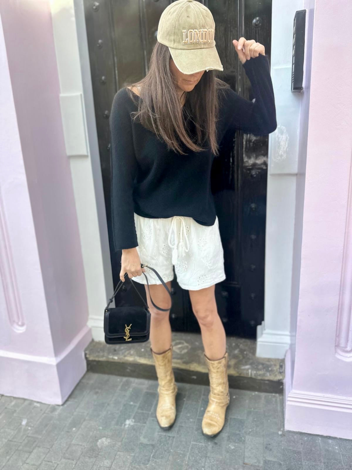 Elinor Short Ecru