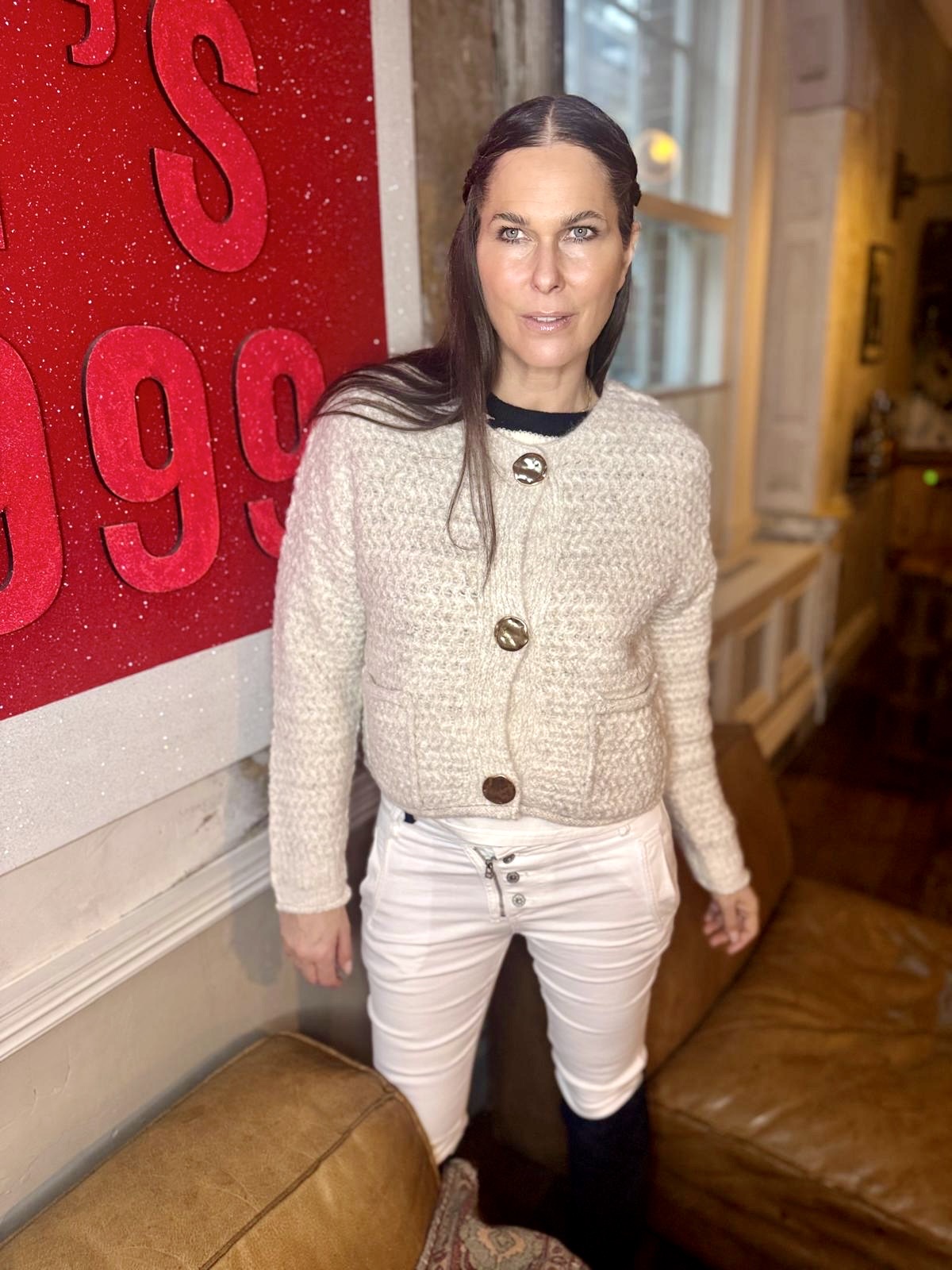 Chaqueta de punto Gysele