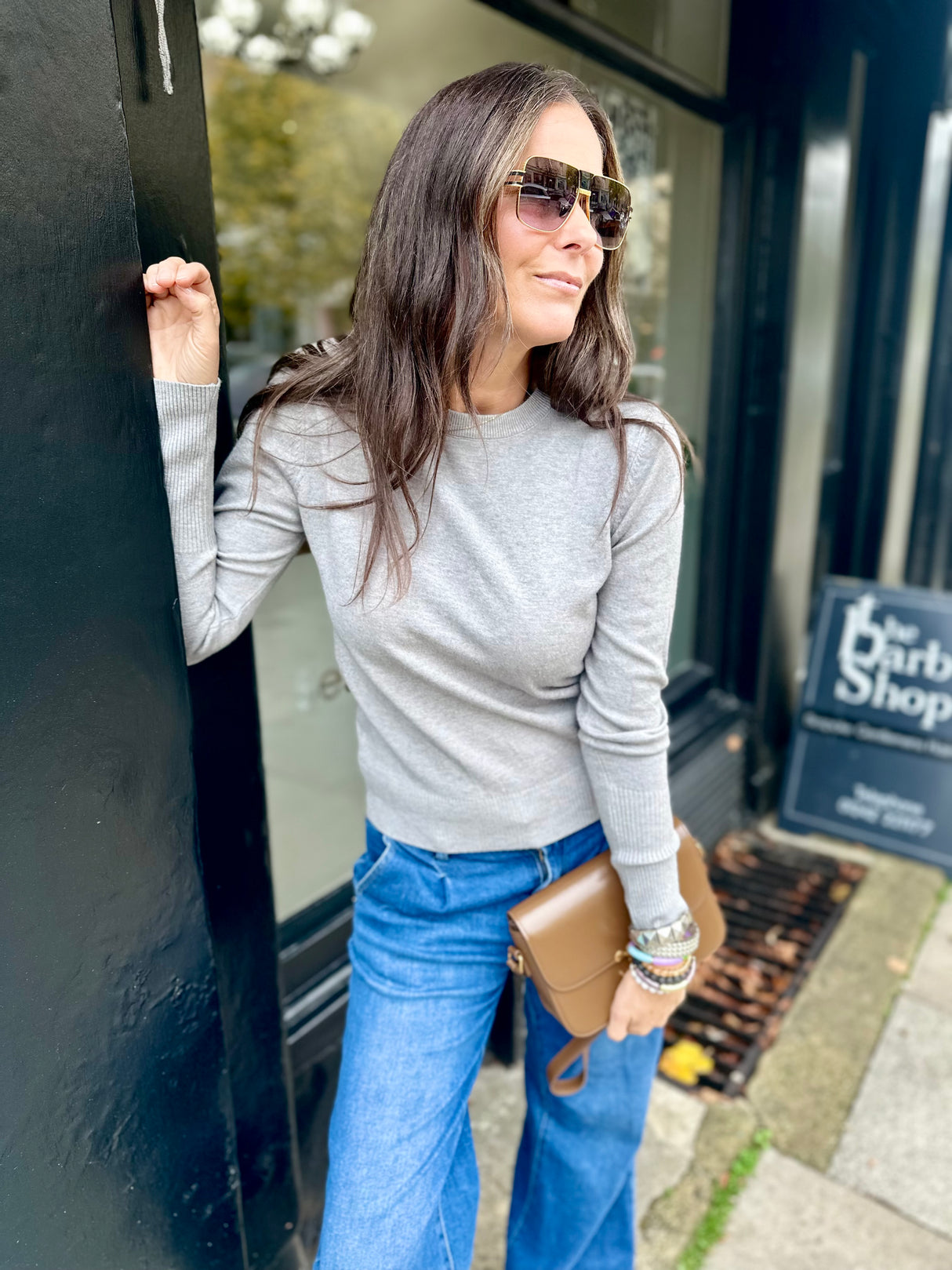 Space Light Weight Knit - Grey