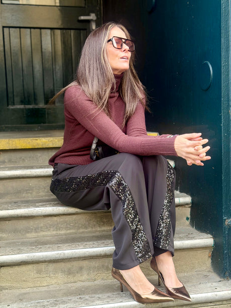 Rita Roll Neck Essential - Chocolate