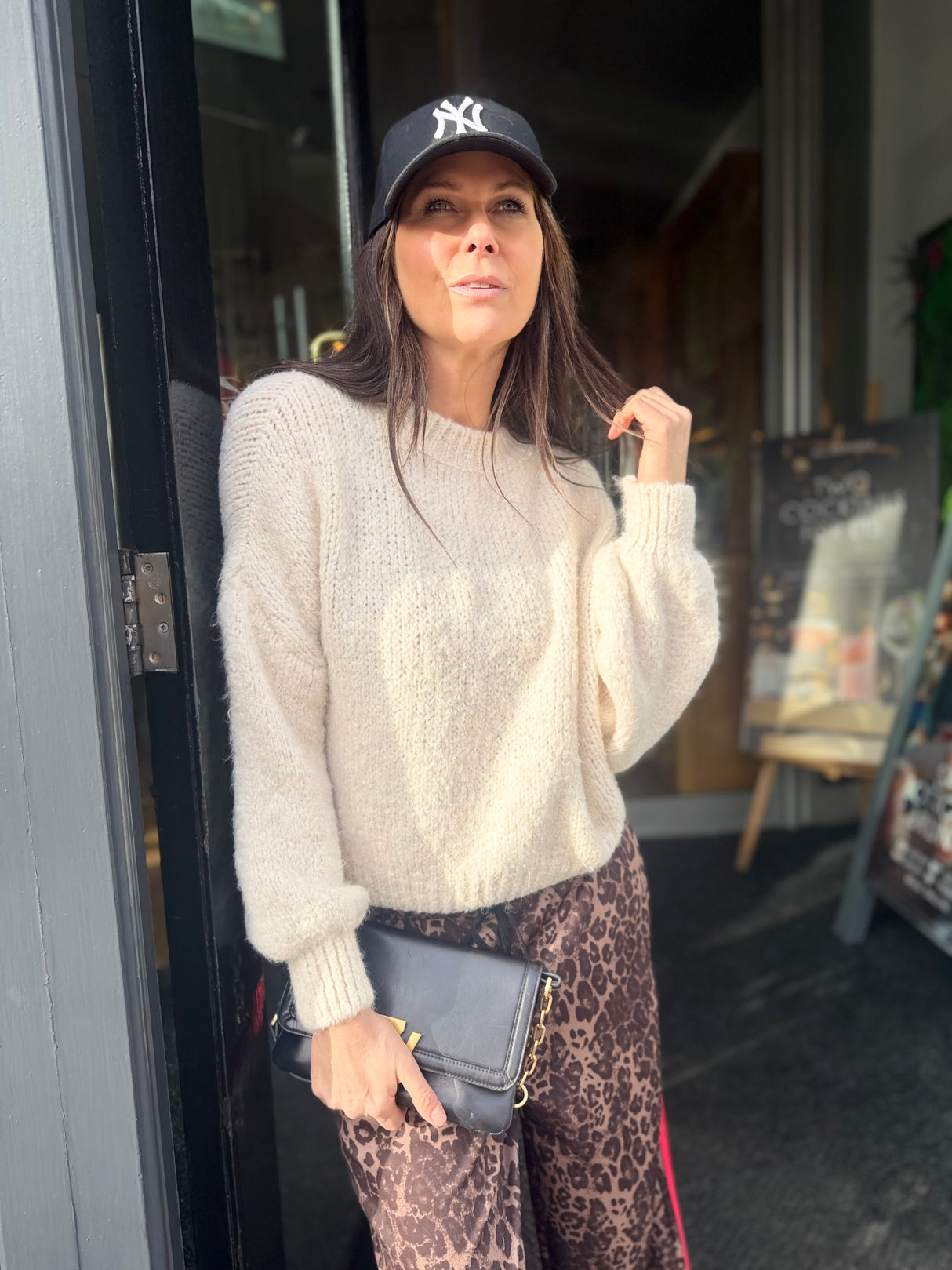 Arlo Wide Sleeve knit - Cream