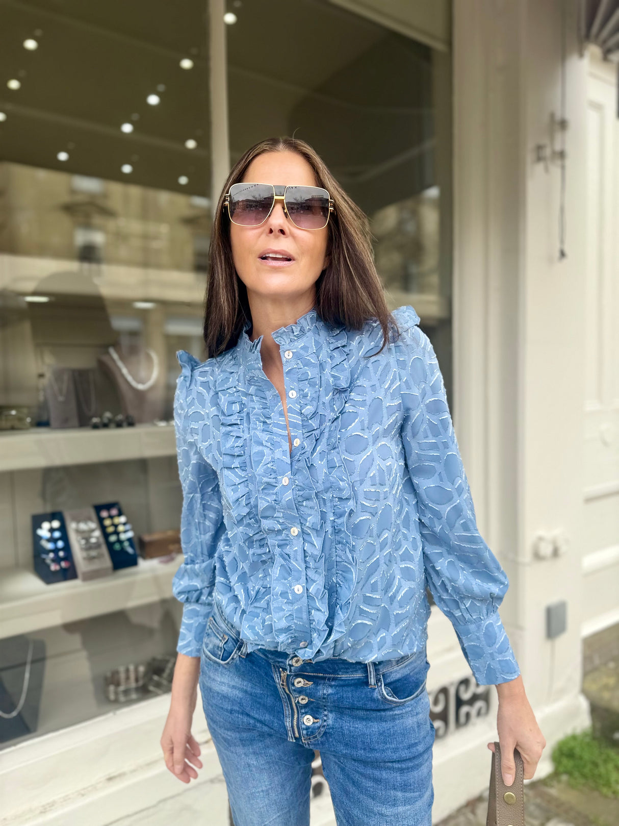 Charlotte Ruffle Blouse