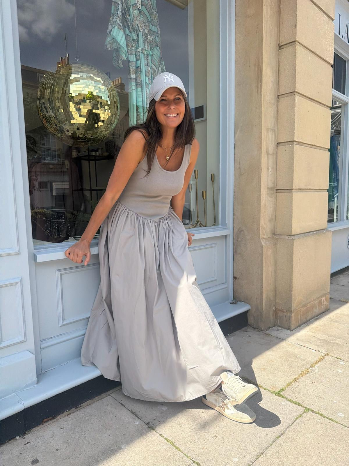 April Dress - Stone