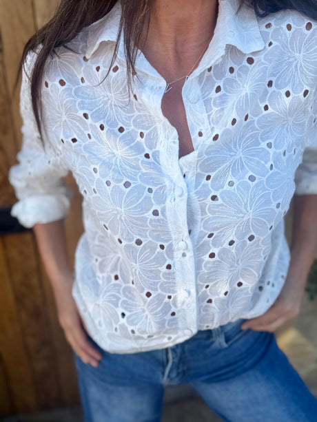Calista Embroidered Blouse