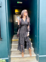 Alice Lace Dress - Black