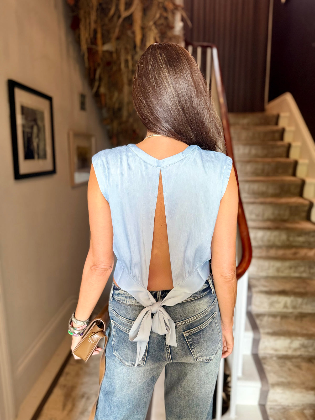 Lydia Blouse - Sky