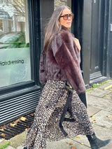 Amelie Maxi Dress - Animal Print