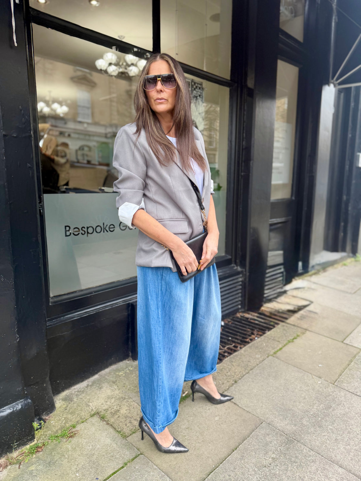 Collette Culottes - Mid Wash