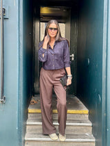 Sable Suede Effect Shirt