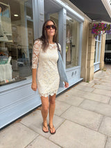 Riley Crochet Mini Dress