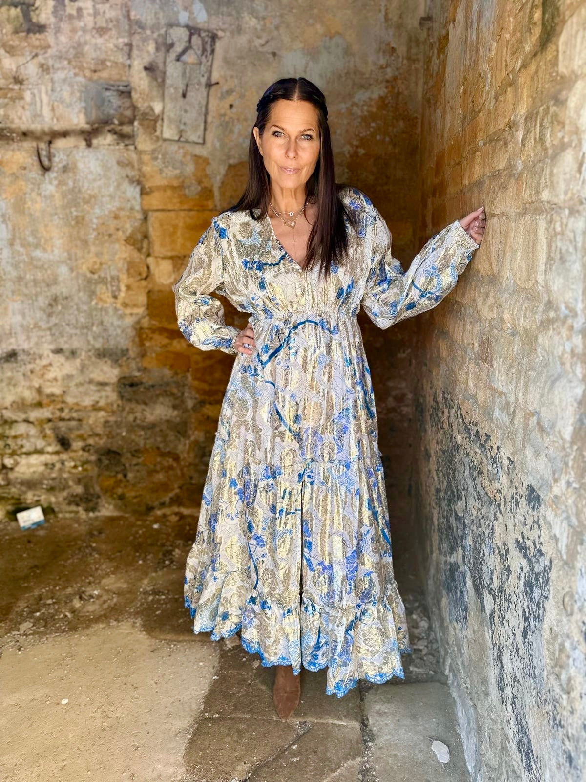 Rae Maxi Dress - Blue