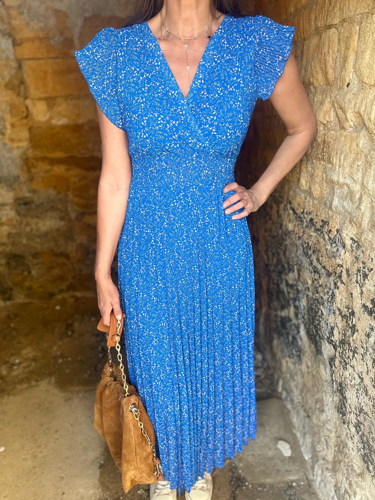 Fawn Maxi Dress - Blue