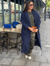Mara Knitted Jacket - Navy