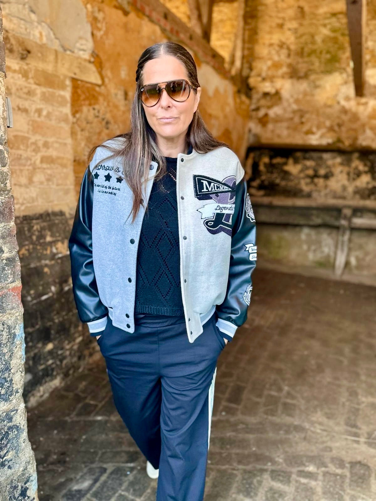 Chaqueta universitaria Fearless
