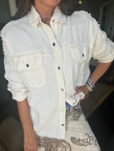 Chaqueta Rock &amp; Roll - Blanca/Azul