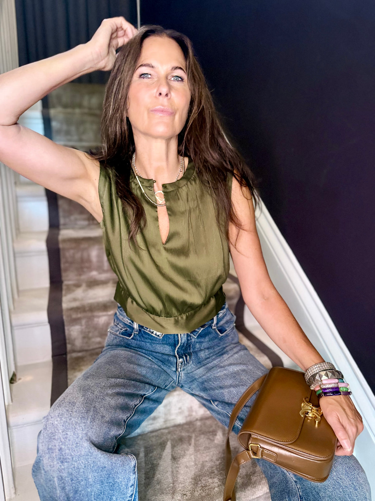 Lydia Blouse - Khaki