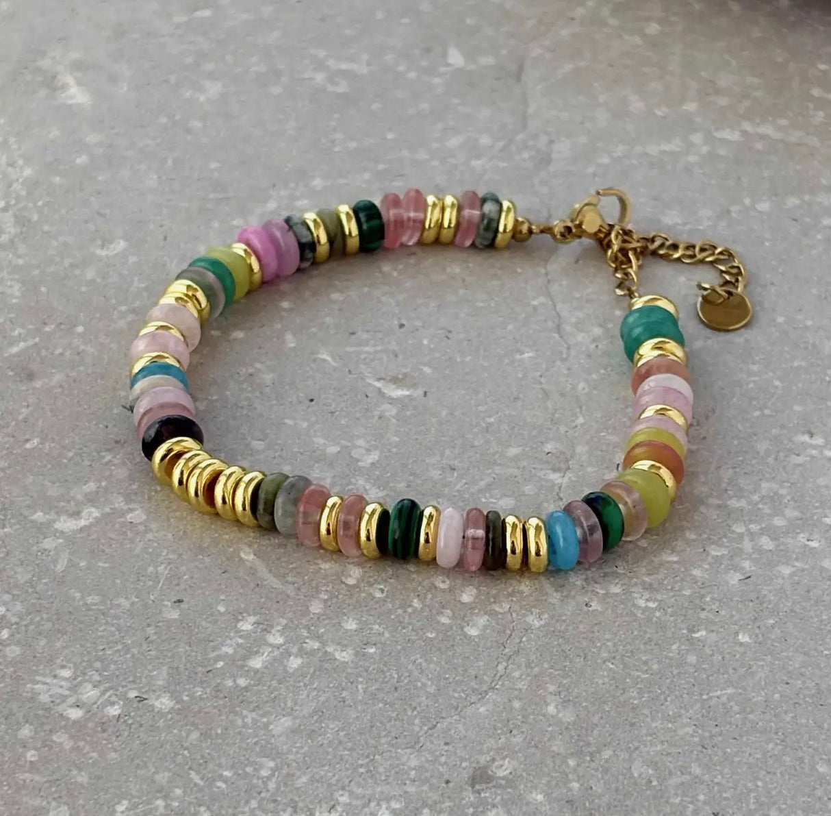 Gold Multi Beaded Bracelet