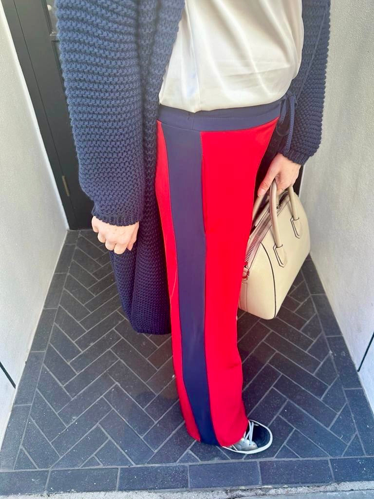 Pantalón Tempest rojo/azul marino