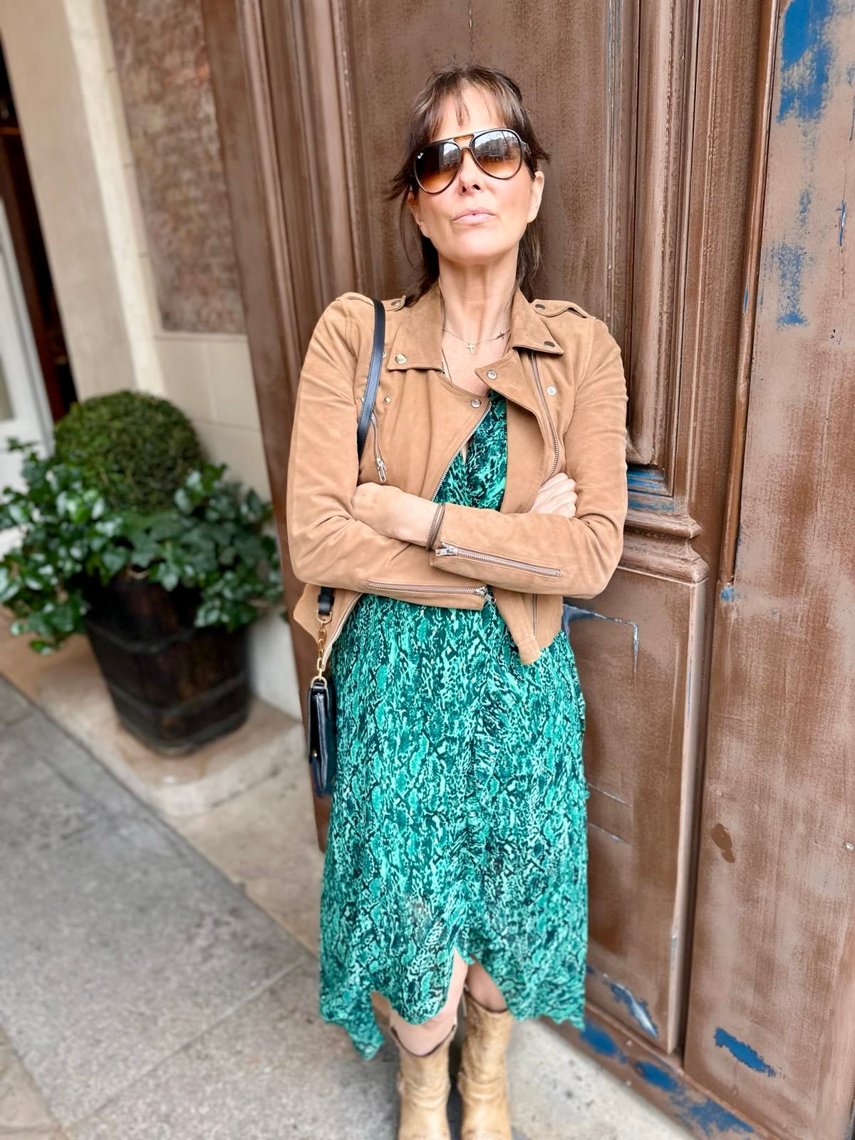 Vestido longo Hampton Wrap