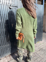 Diane Long Cardigan - Khaki
