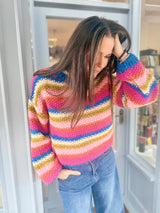 Rainbow Knit - Pink