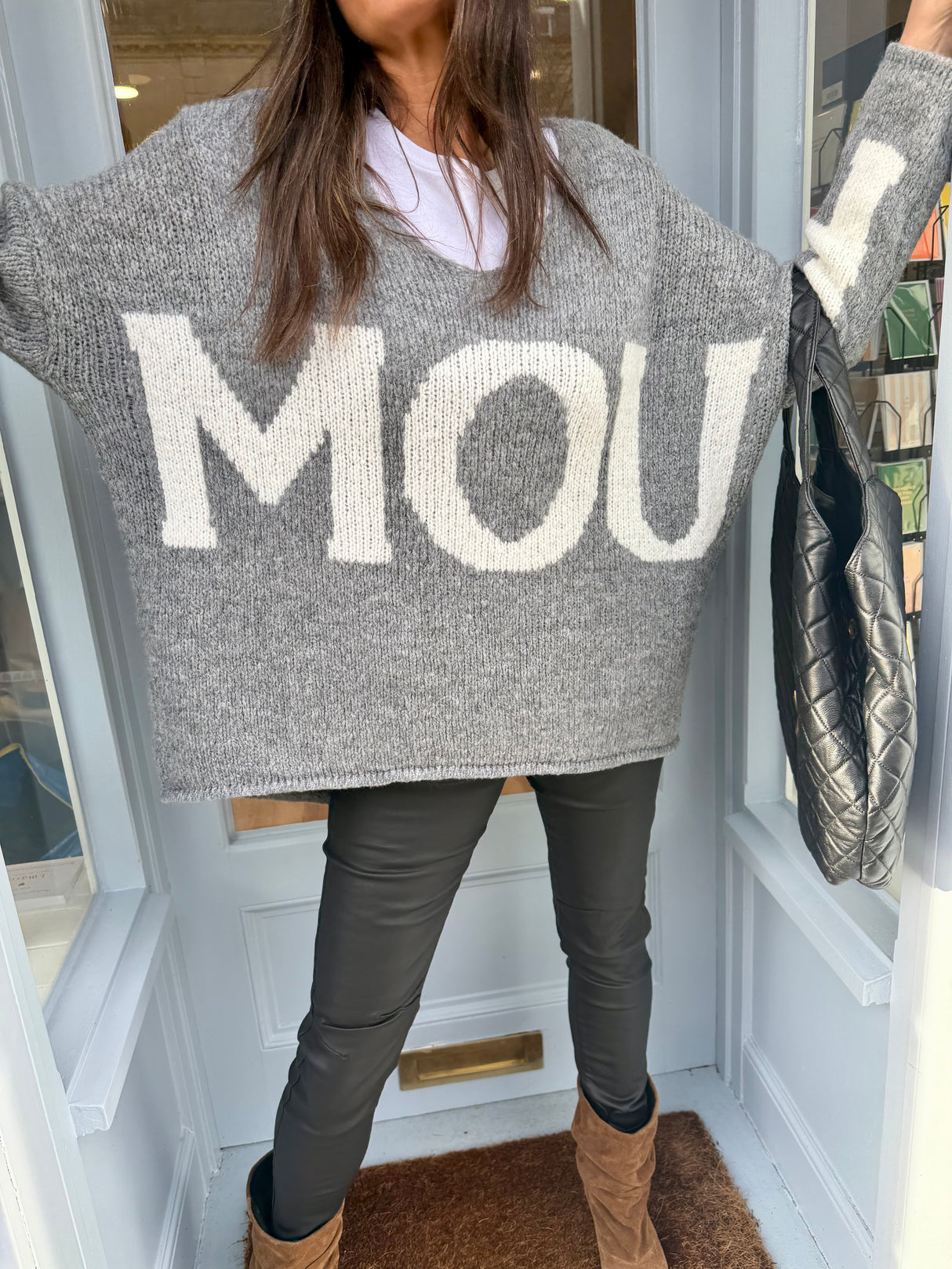 Amour Knit - Grey