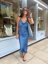 Charm Maxi Slip Dress - Ink