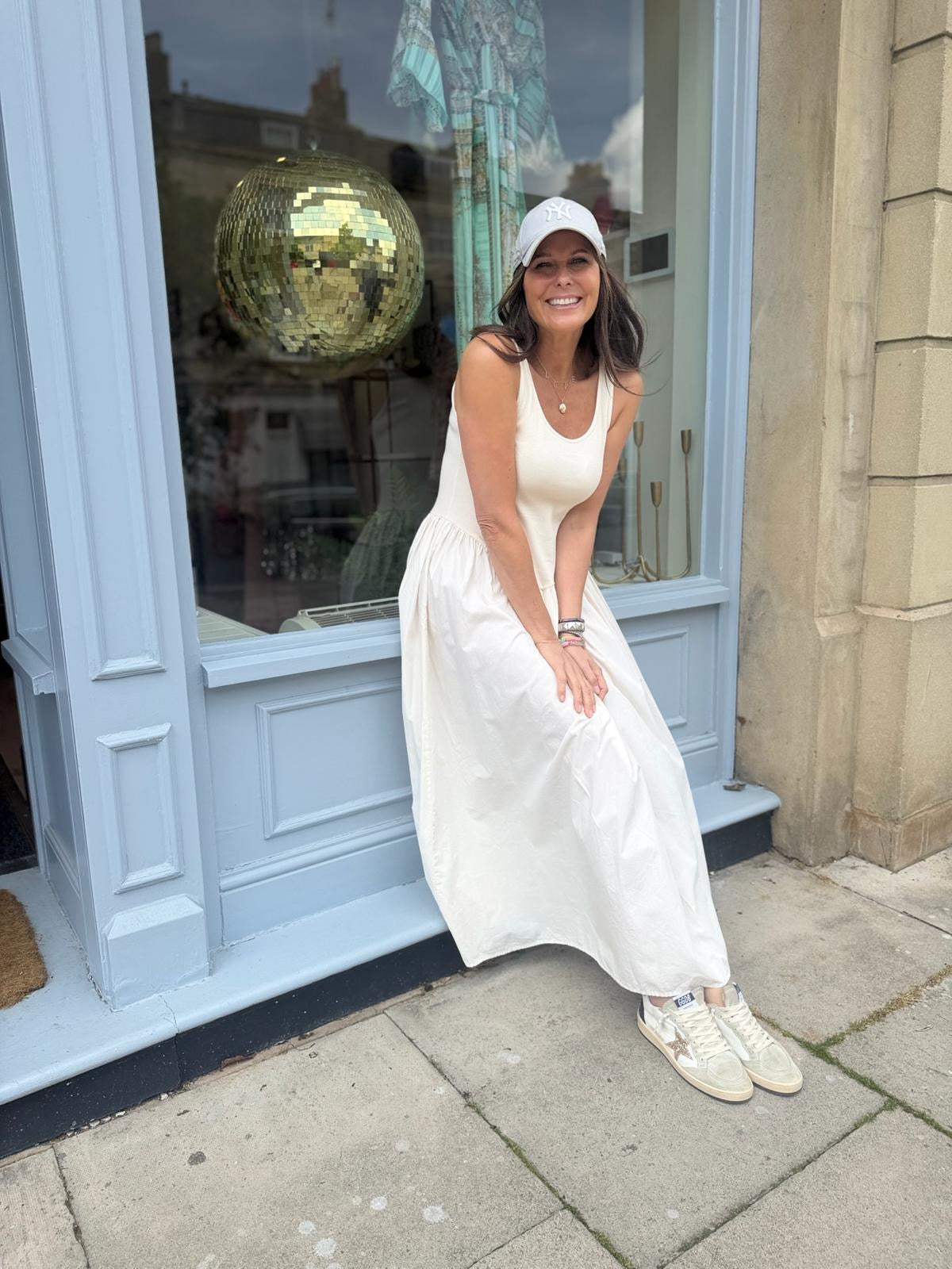 April Dress - White