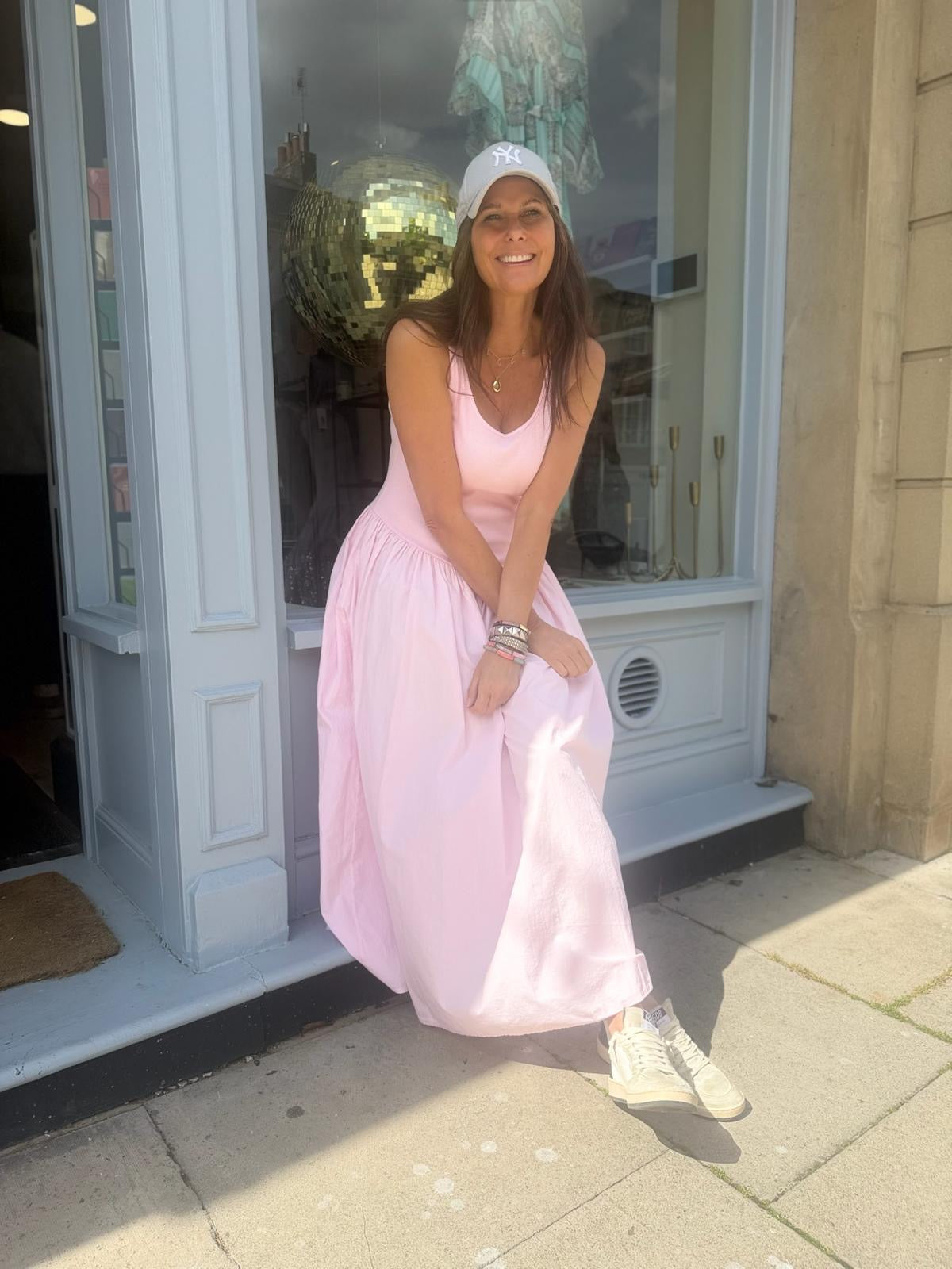 April Dress - Bubblegum