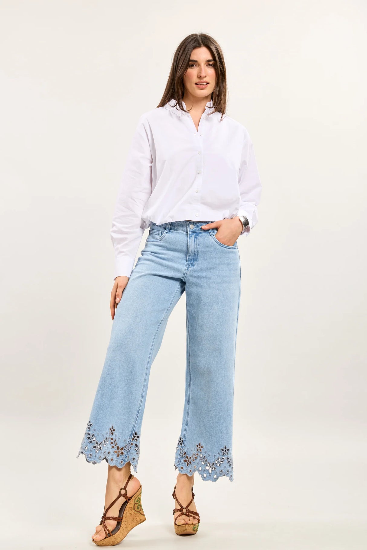 Cropped Cut Out Jean