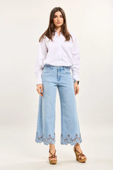 Cropped Cut Out Jean
