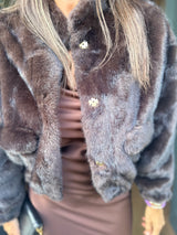 Benny Faux Fur Bomber Jacket