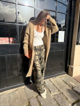 Diane Long Cardigan - Biscuit
