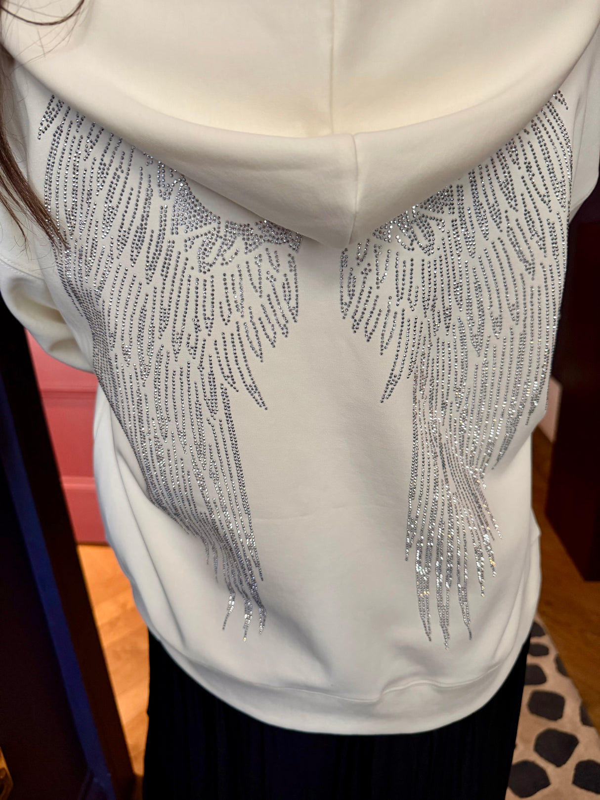 Angel Wing Hoodie - Creamy Apricot