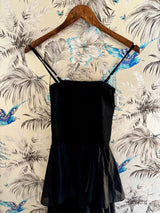 Lilou Ruffled Maxi Dress - Black