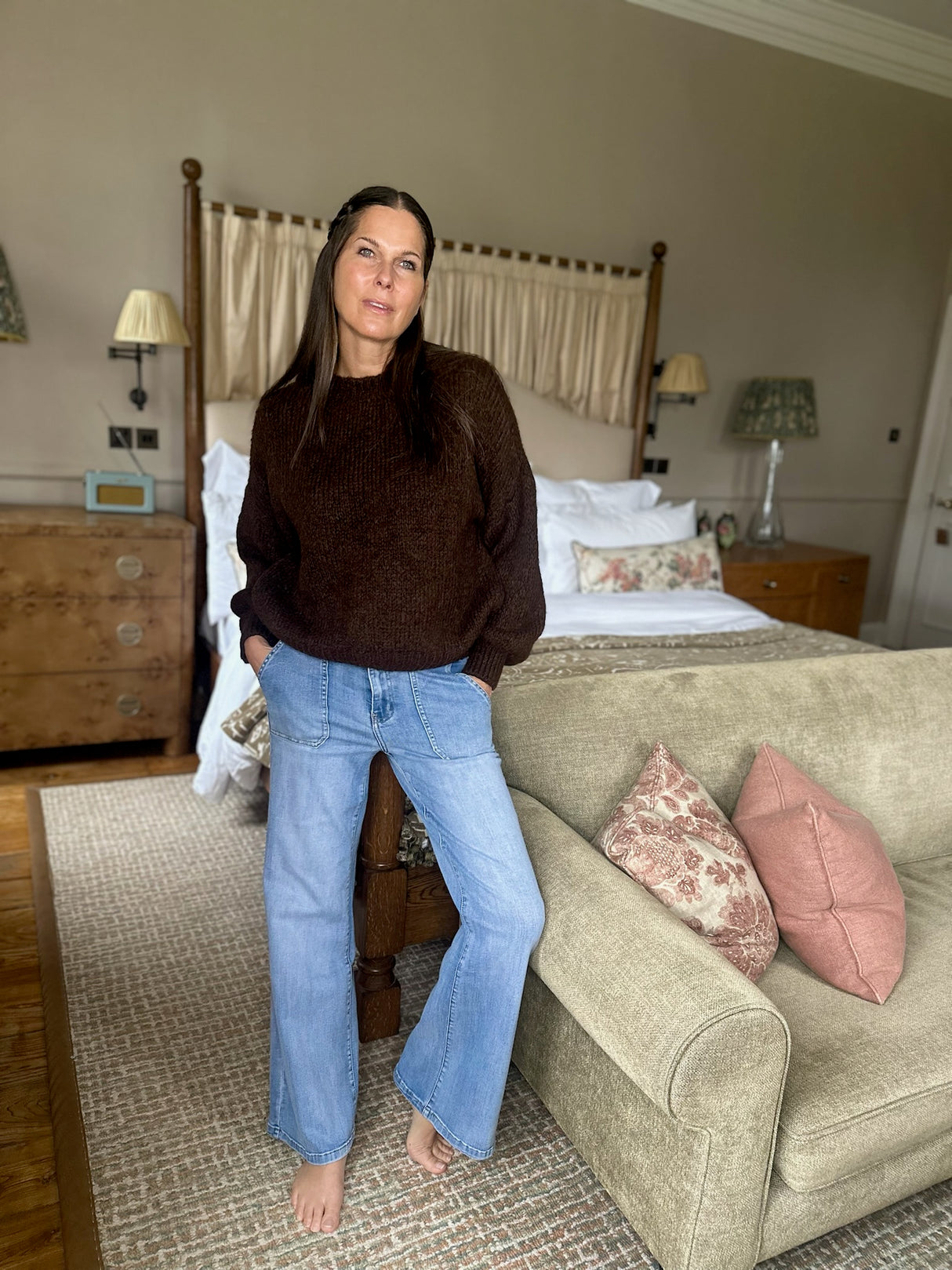 Jean Crush con lavado denim claro