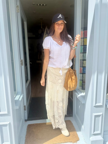 Rhea Light weight Blouse - White