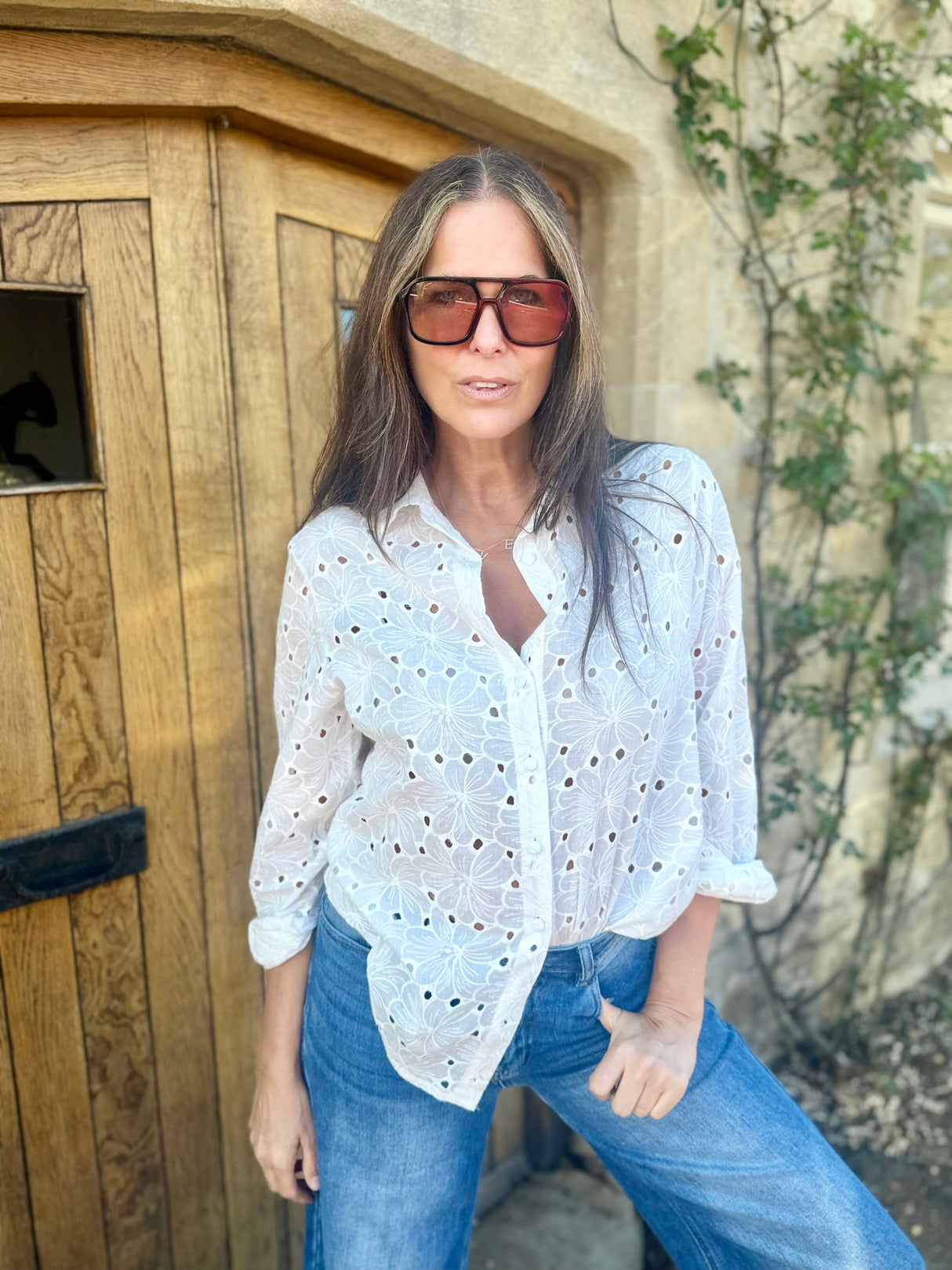 Calista Embroidered Blouse