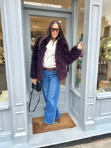 Jigsaw Faux Fur Jacket