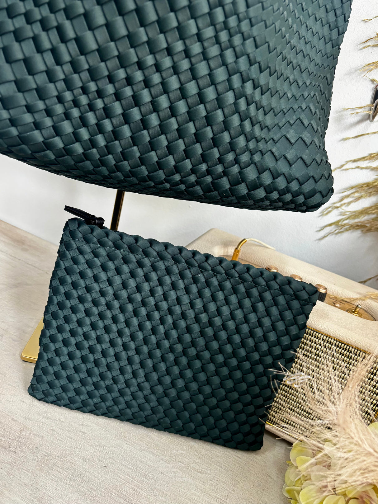Woven Bag - Teal