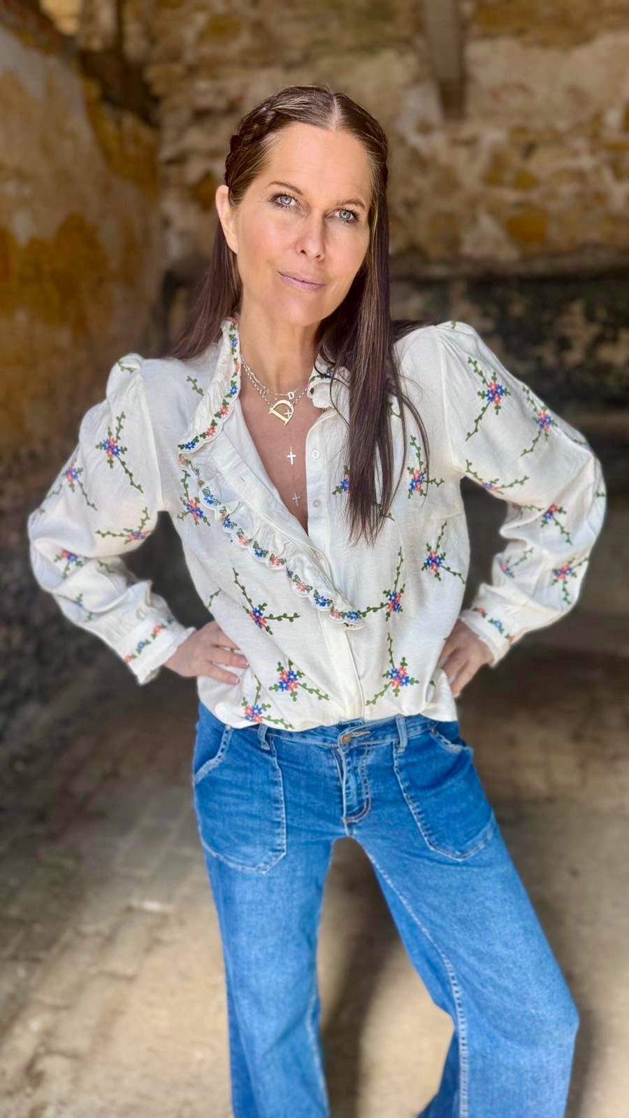 Addison Embroidered Shirt