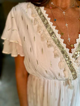 Juniper Maxi Dress - Ecru