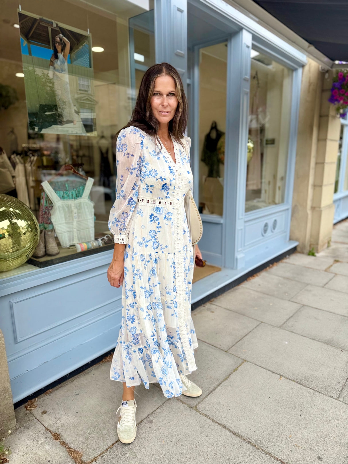Amelie Maxi Dress - Blue
