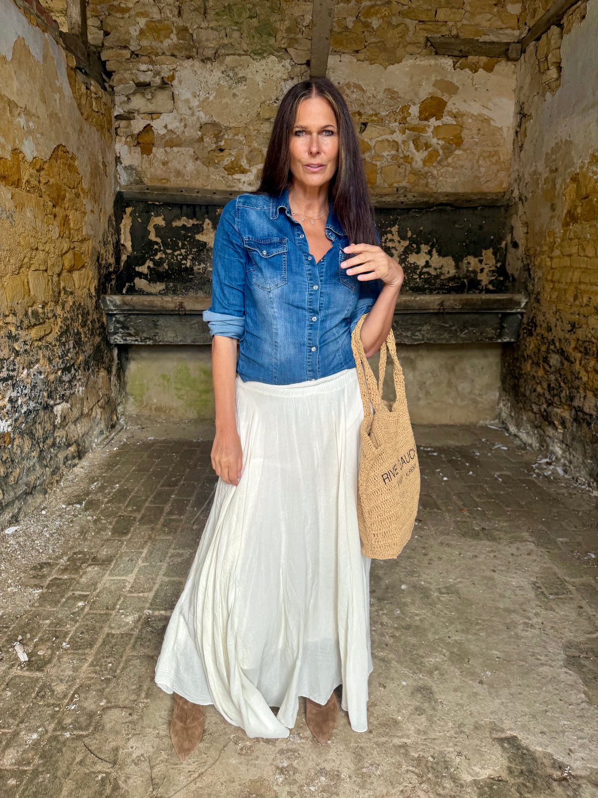 Jade Maxi Skirt - Vintage