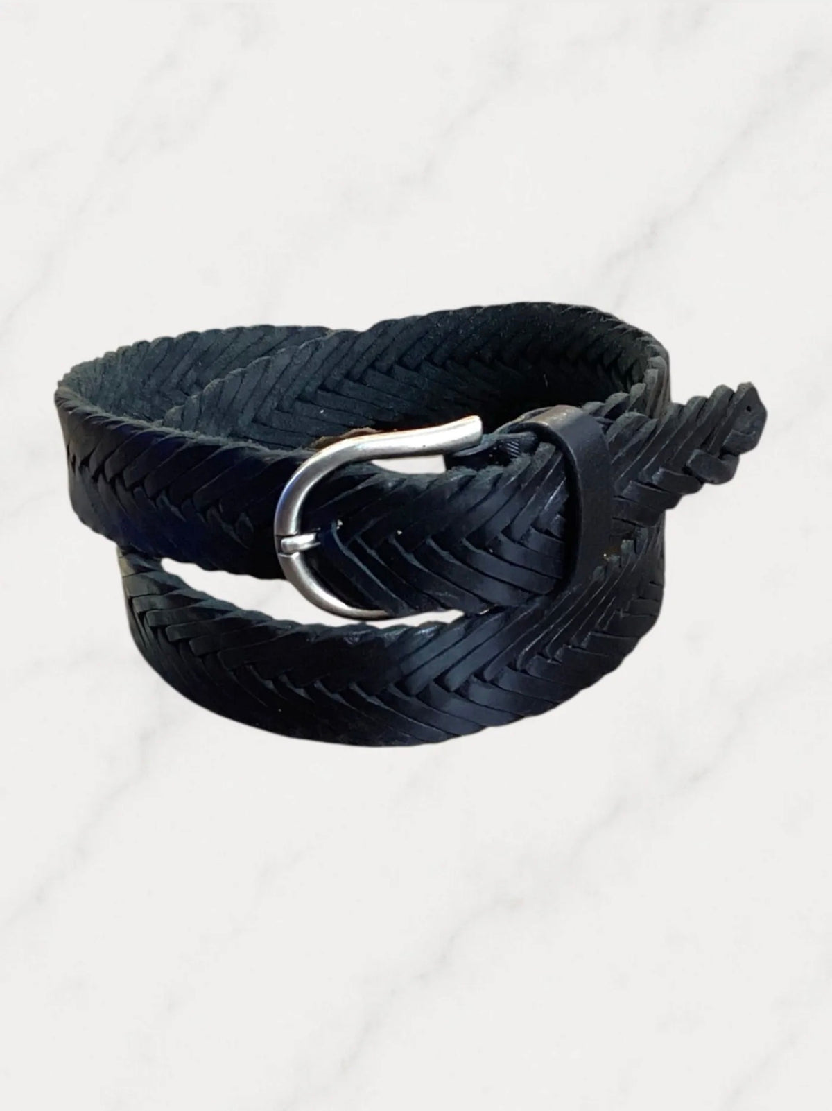 Meg Weave Belt Black