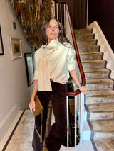 Willow Knit With Scarf - Cream